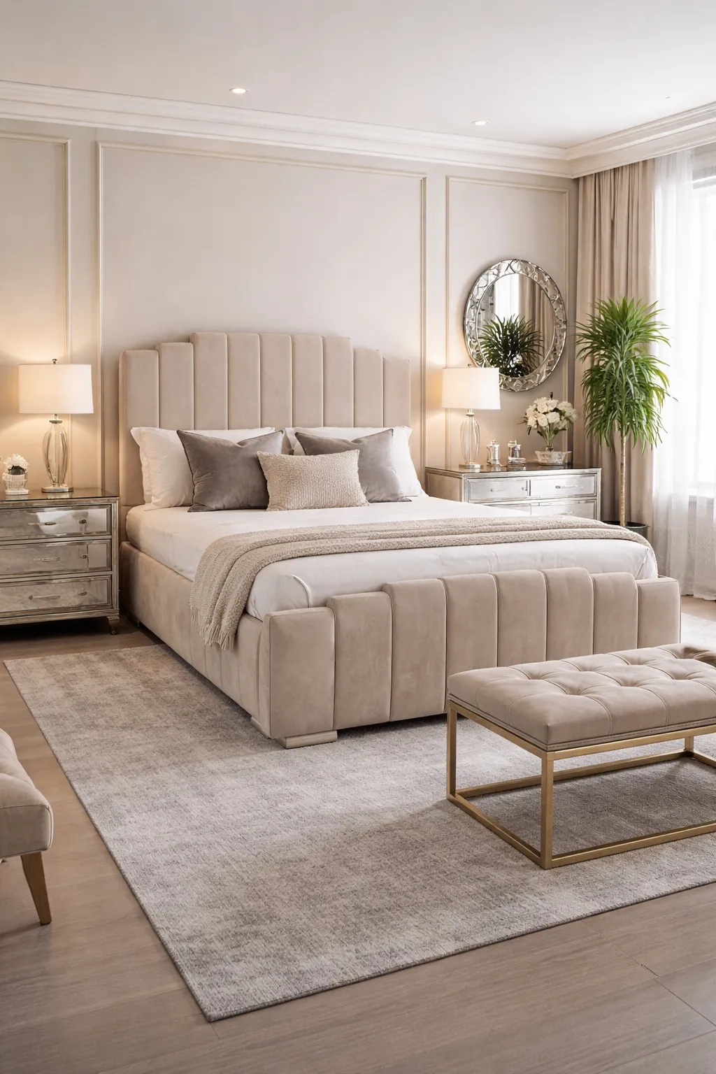 Royale upholstered bed