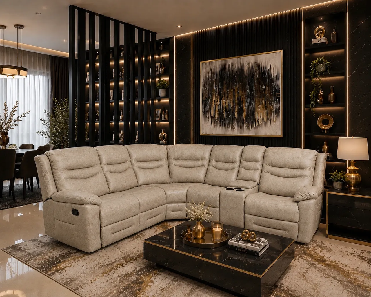 London corner recliner range