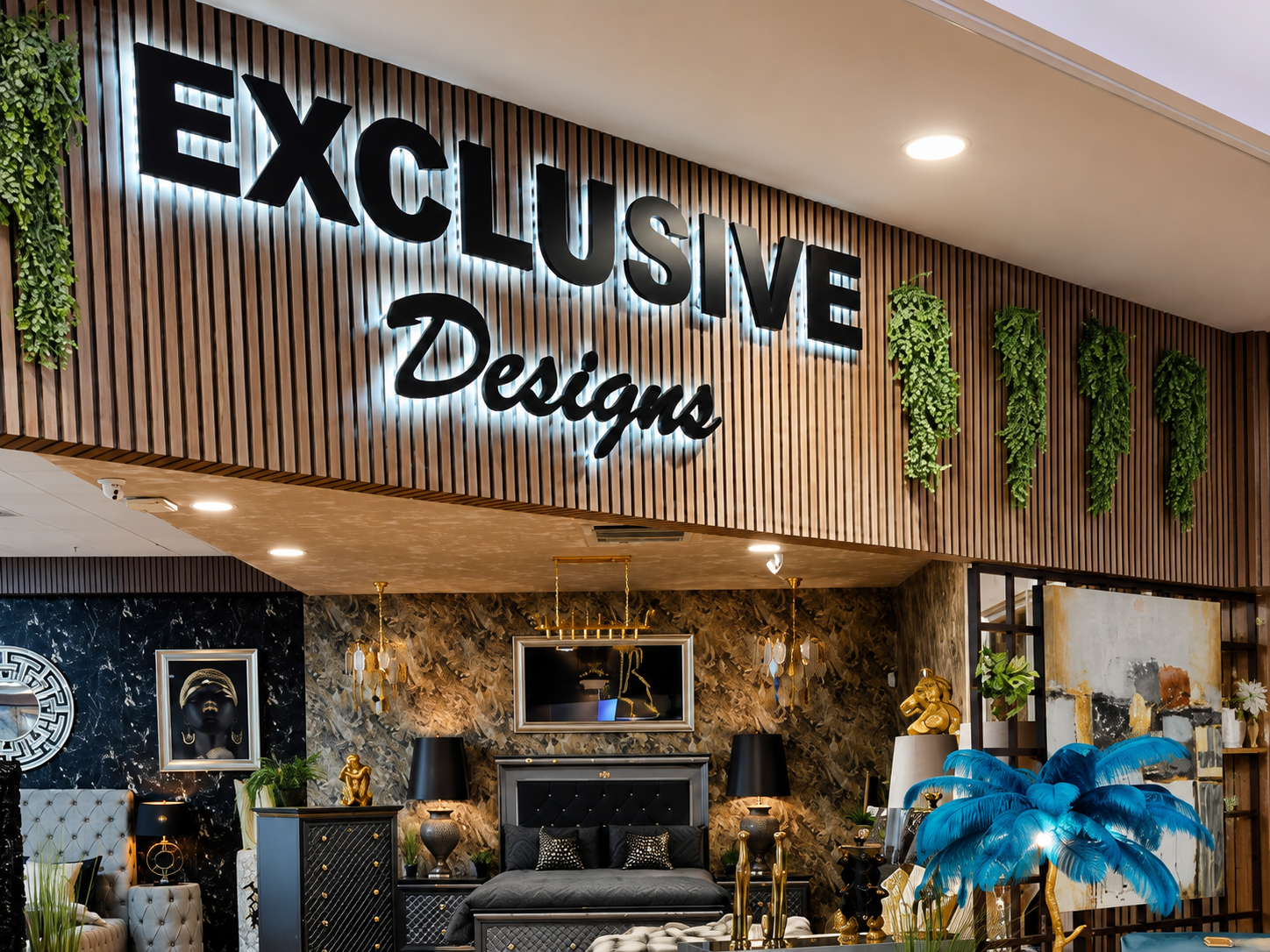 Exclusive Designs today — our showroom