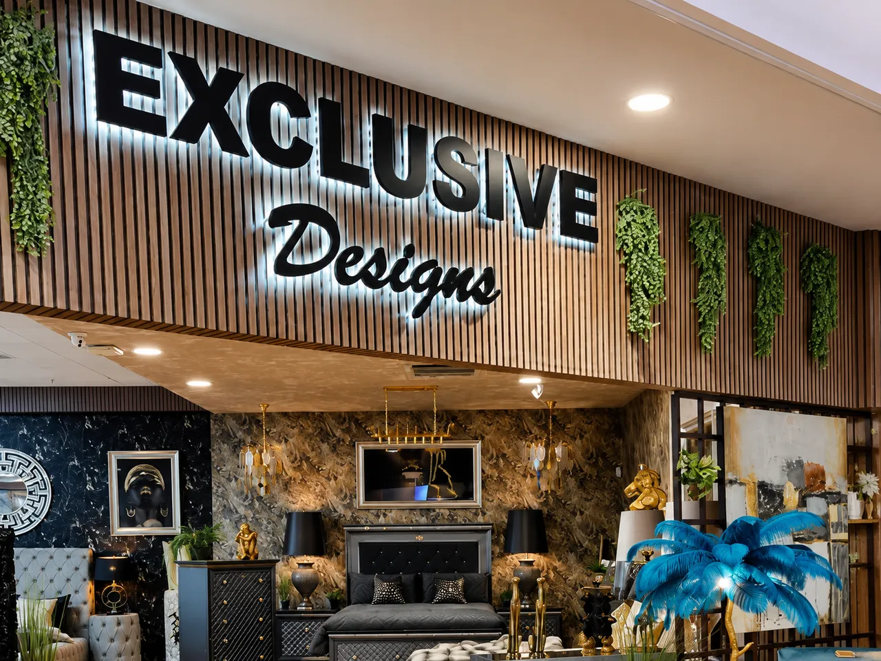 Exclusive Designs today — our showroom